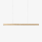Imiror Minimalist Travertine Linear Pendant Light