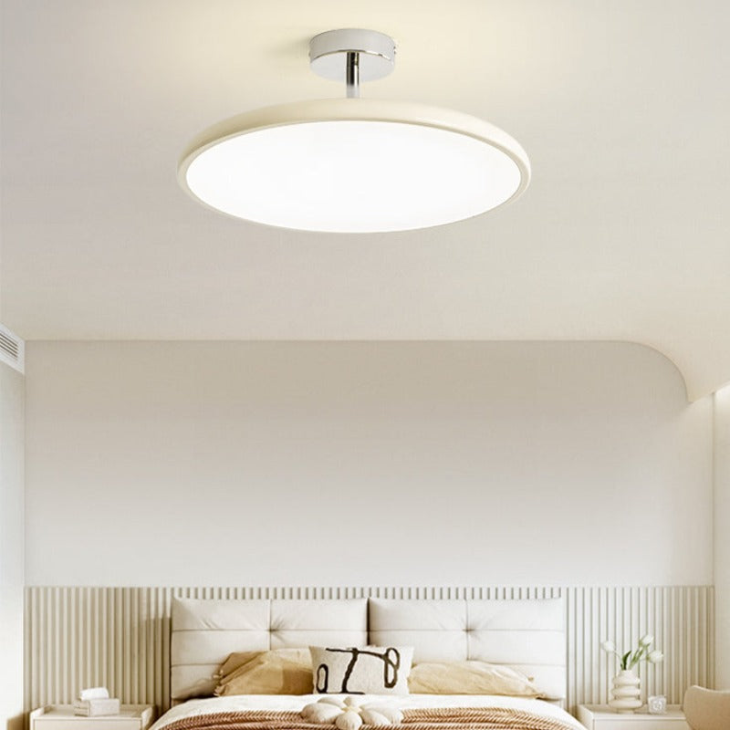 Valentina Vintage LED Ceiling Light Glass Red White Green Bedroom
