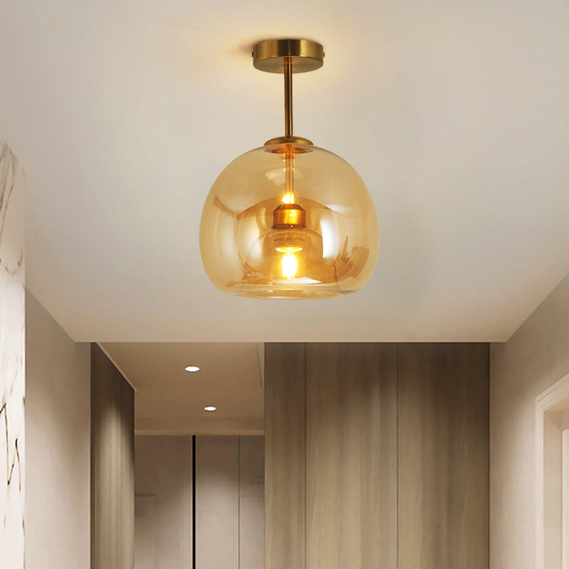 Rhea Glass Semi-Flush Mount Ceiling Light/Pendant Light