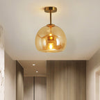 Rhea Glass Semi-Flush Mount Ceiling Light/Pendant Light