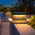 Elow Outdoor Post Lamps Modern Square Solar