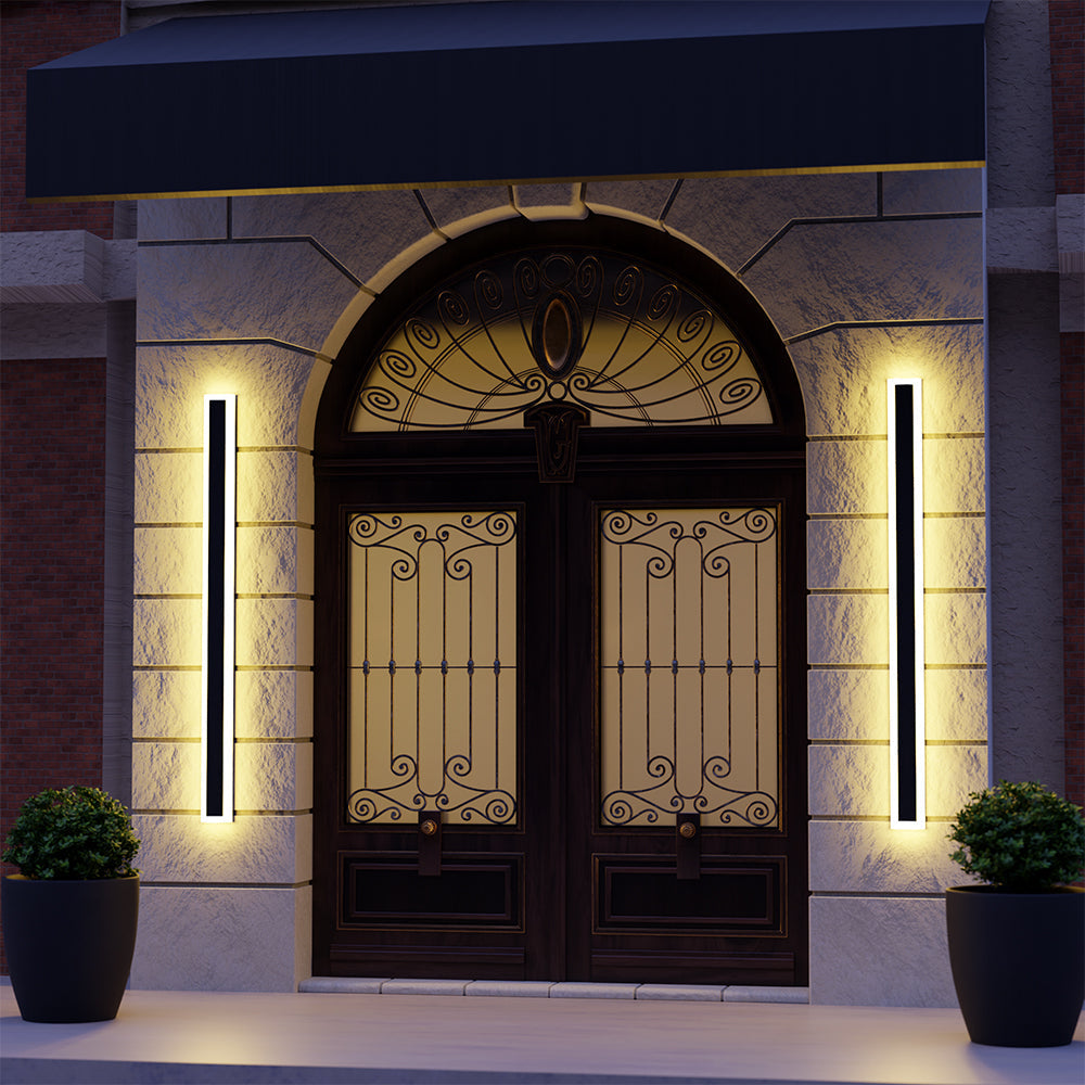Vynn Modern Outdoor Waterproof LED Wall Sconce Black/White
