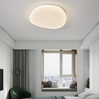 Sayu Flush Mount Ceiling Light, Pebbles Shape