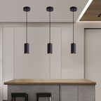 Nordic Minimalist Column Iron Pendant Light 1-Light