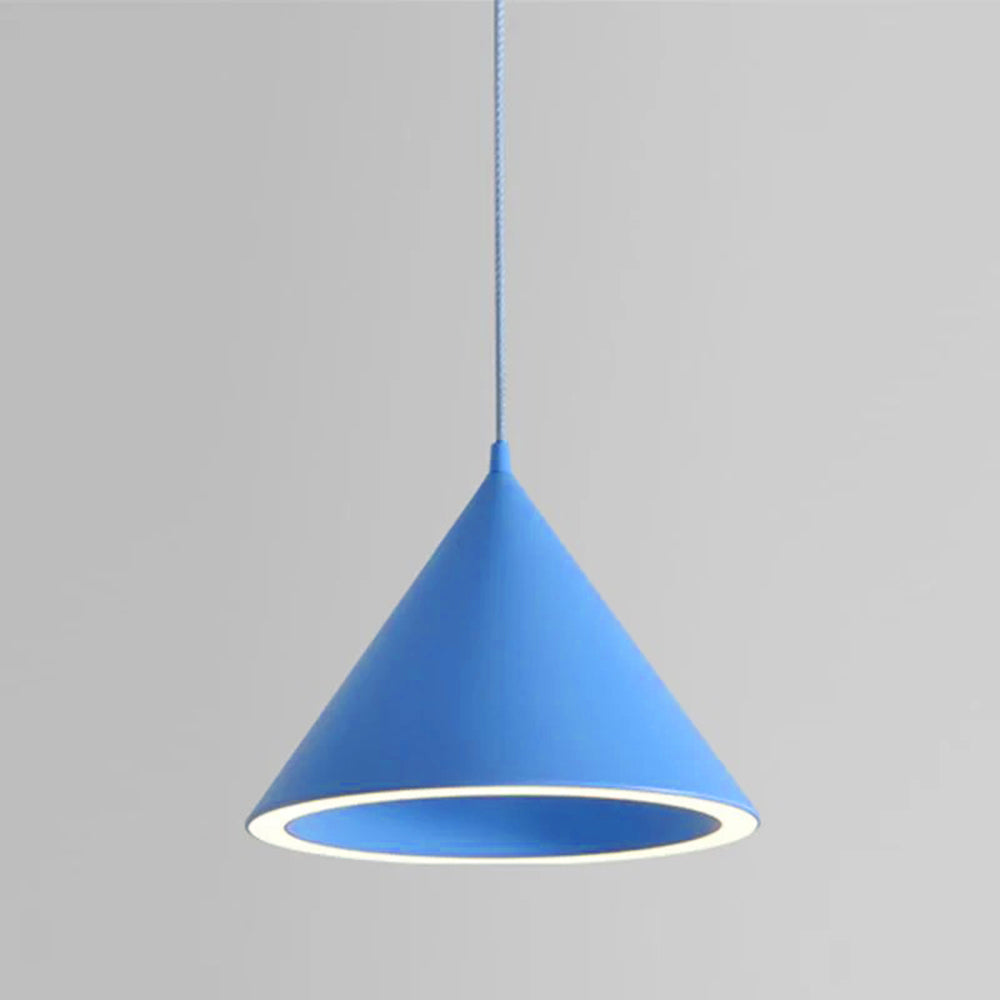 Valentina Minimalist LED Pendant Light White/Black Bedroom Acrylic