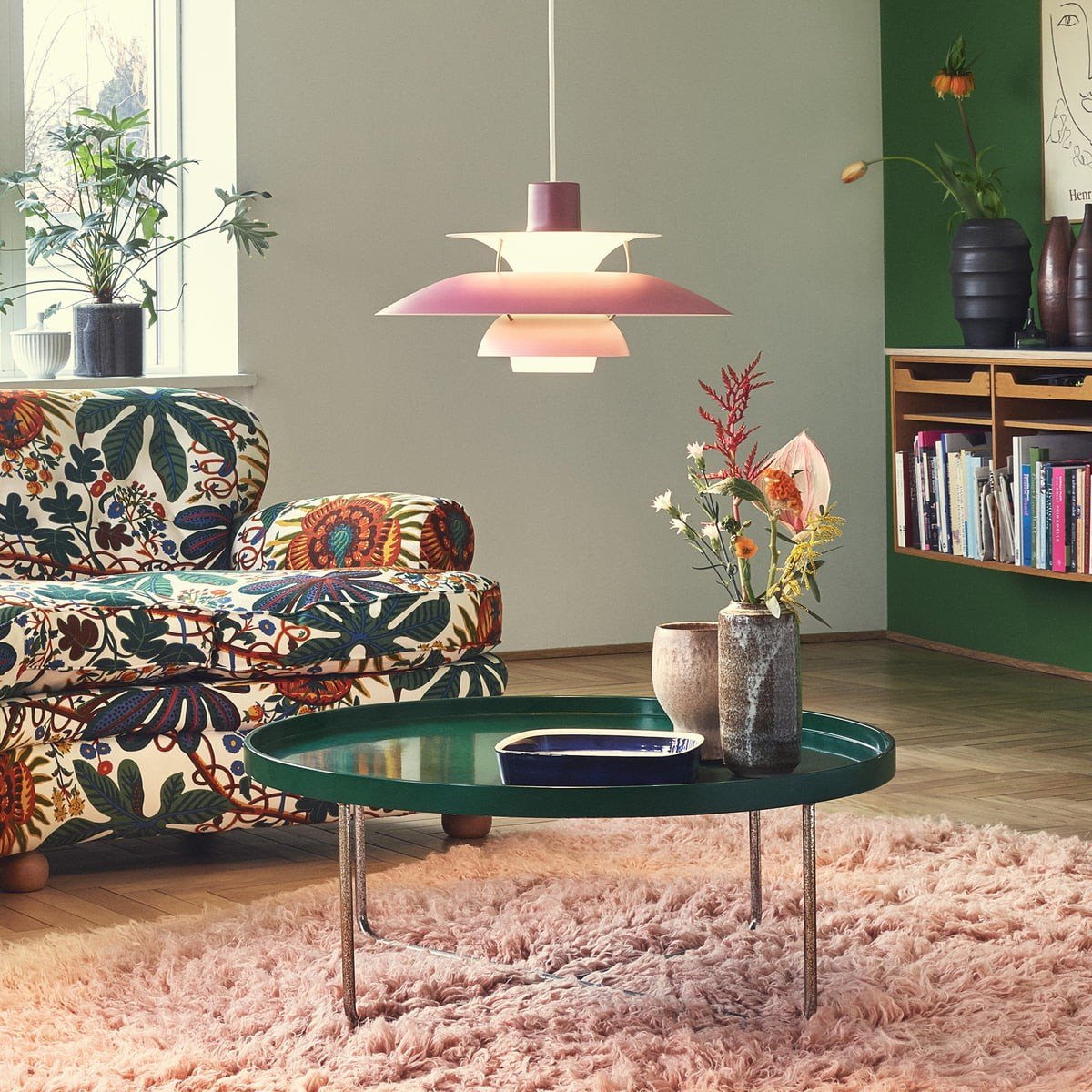 Aria Macaron Shade Pendant Light, 15 Colors