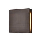 Japanese Wooden Square LED Wall Light | 1-Light