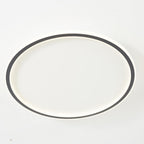 Quasso Modern Round Ceiling Light White/Black. Living Room