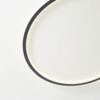 Quasso Modern Round Ceiling Light White/Black. Living Room
