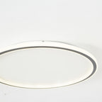 Quasso Modern Round Ceiling Light White/Black. Living Room