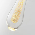 Kristy Pendant Light Drop Shape Gold Bedroom Crystal/Metal 1/3/5-bulb