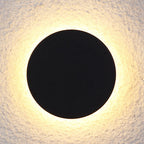 Klyne Minimalist Round/Square Outdoor Wall Lamp LED, Black/White
