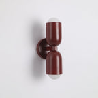Kira Scandinavian Cylinder Wall Sconce Colored Metal Living Room