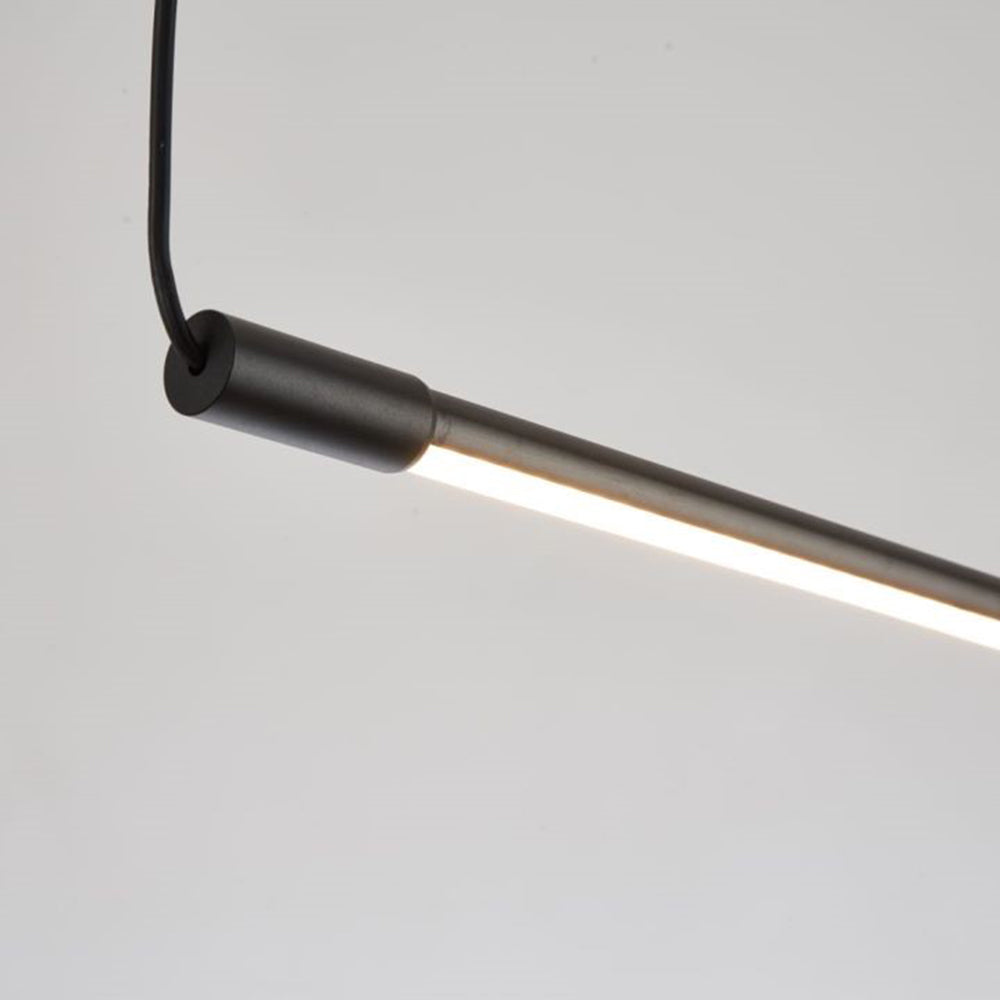 Arisha Modern LED Pendant Light Black Metal Living/Dining Room