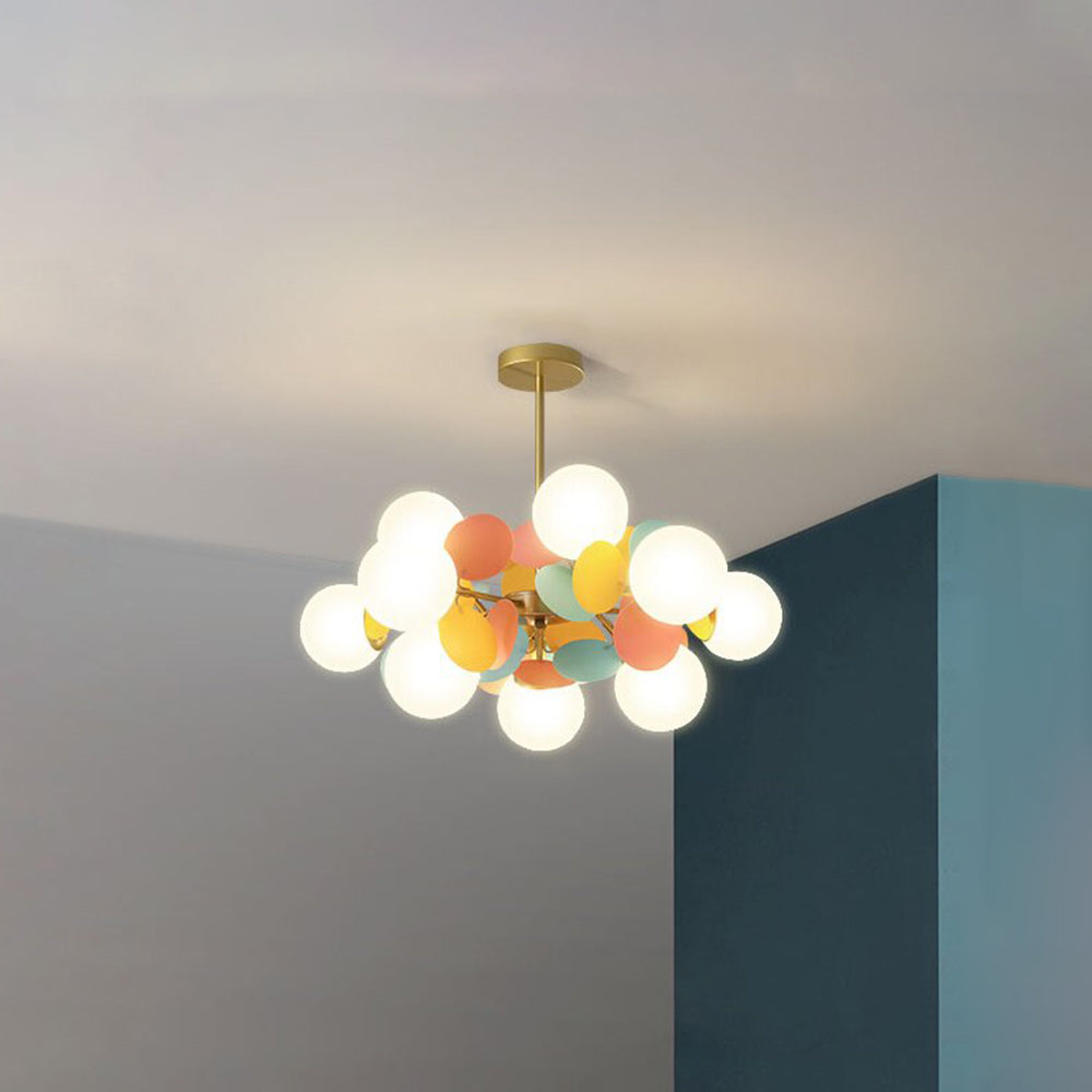 Nexen Multicolored Flower Branch Chandelier Living Room