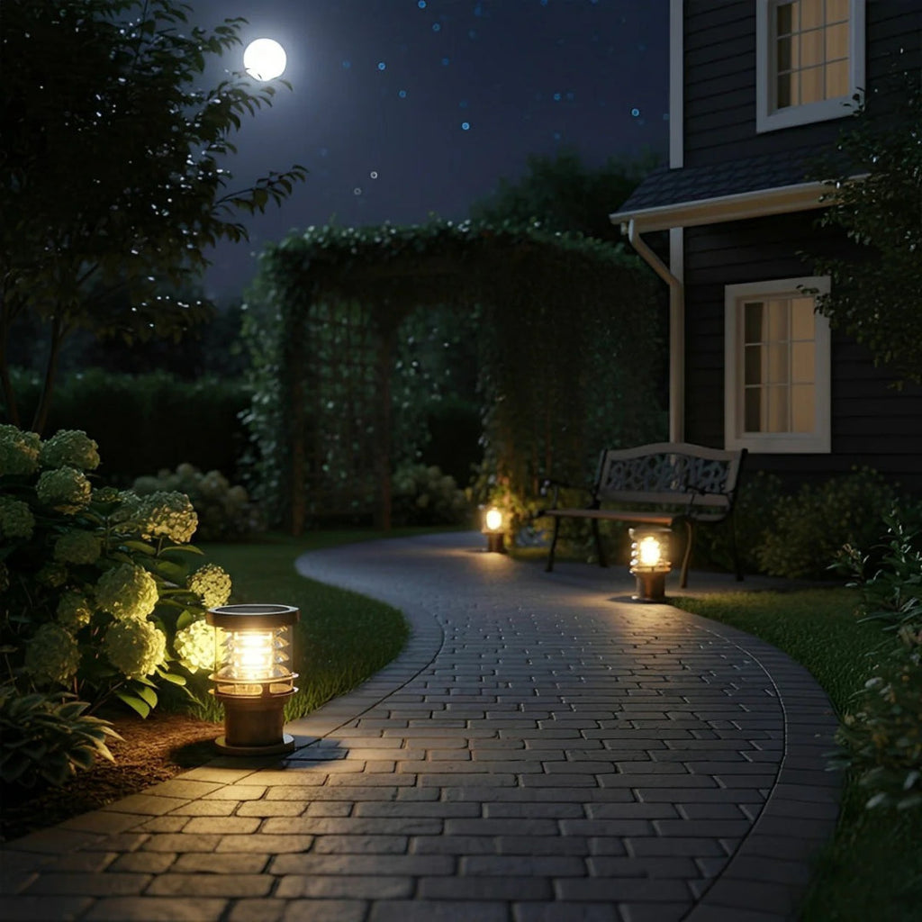 Renian – Cylindrical LED Garden Path Lamp