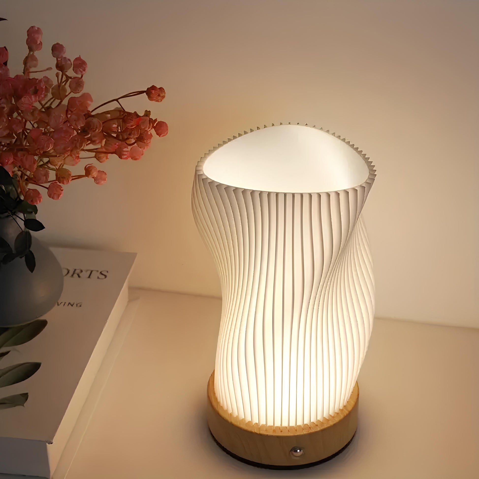 Velionis - Dimmable Wavy Design Lamp Modern