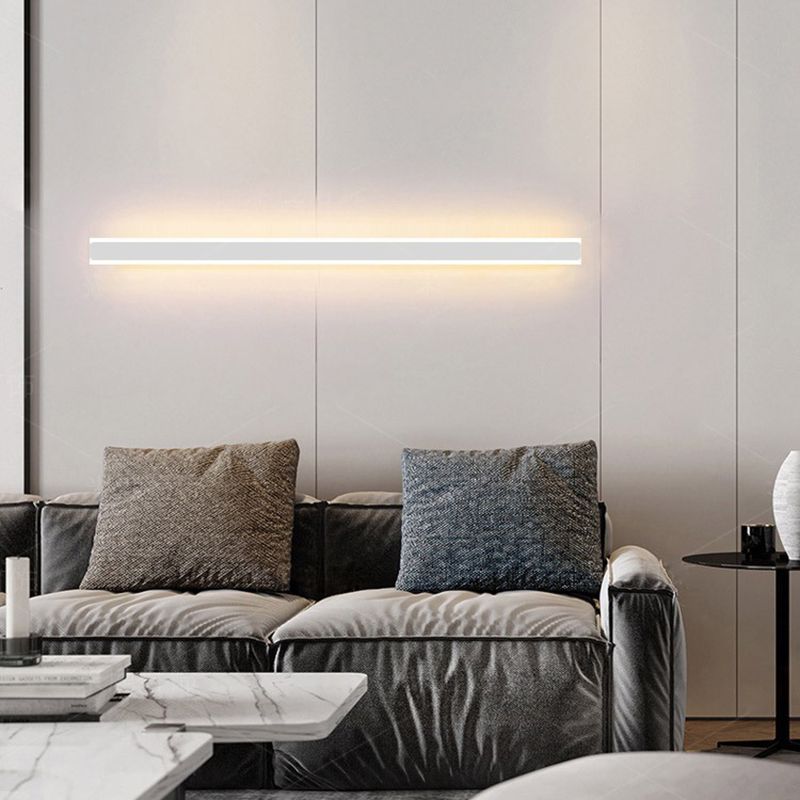 Arisha Minimalistic Linear LED Wall Light Gold/Black/White Bedroom