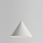 Valentina Minimalist LED Pendant Light White/Black Bedroom Acrylic