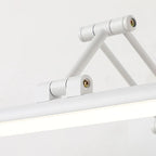 Volo Adjustable Simple Linear Wall Sconce Black/White. Bedroom