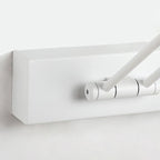 Volo Adjustable Simple Linear Wall Sconce Black/White. Bedroom