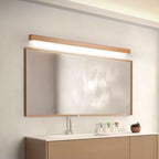Muto Linear Mirror Wooden Front Vanity Wall Lamp