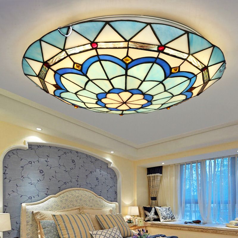 Quana Modern Hemicycle Ceiling Light. Glass. Colored. Living Room