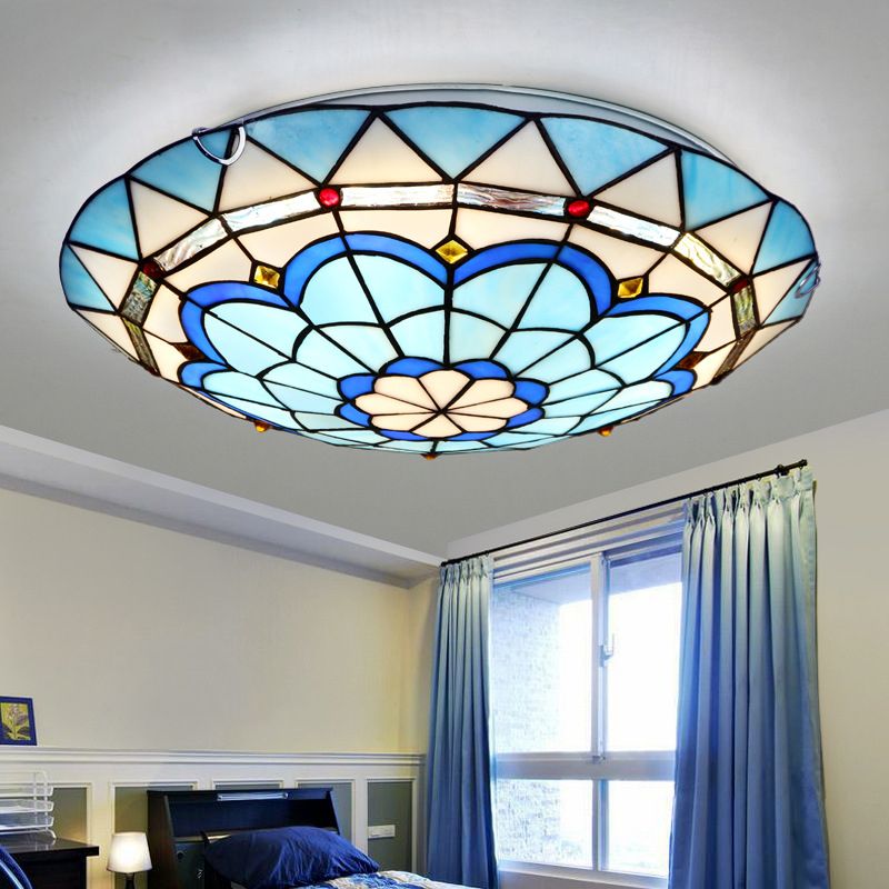 Quana Modern Hemicycle Ceiling Light. Glass. Colored. Living Room