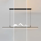 Arisha Pendant Light Black/Gold Mountain Living Room/Dining Room