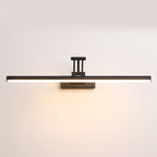 Volo Adjustable Simple Linear Wall Sconce Black/White. Bedroom