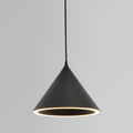 Valentina Minimalist LED Pendant Light White/Black Bedroom Acrylic