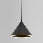 Valentina Minimalist LED Pendant Light White/Black Bedroom Acrylic