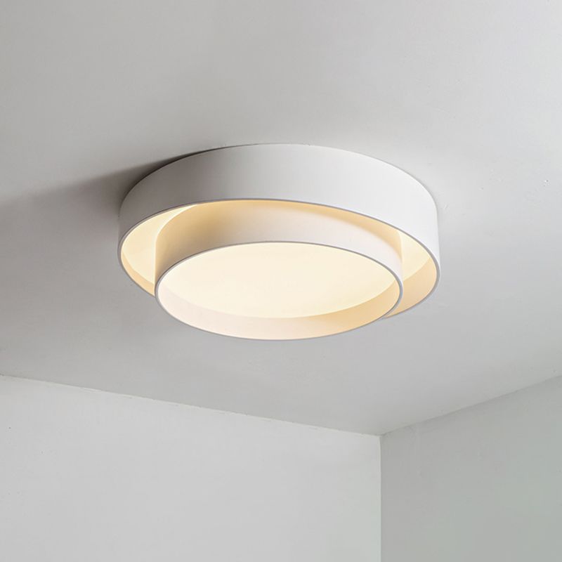 Arux Nordic Art Deco Round Surface Mount Ceiling Light