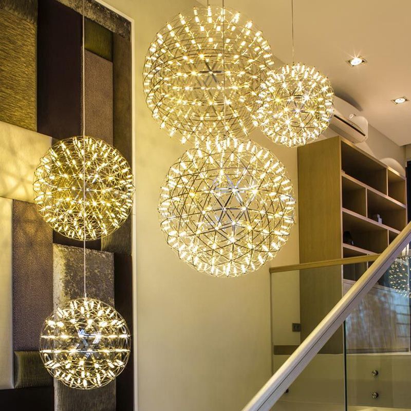 Arisha Firework Art Deco Orbit Shade Pendant Light