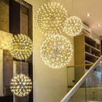 Arisha Firework Art Deco Orbit Shade Pendant Light