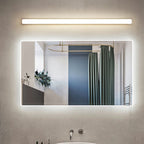 Banya Simple Linear Wall Mirror Light. Acrylic. White. Bathroom