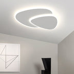 Zeno Modern Triangle Ceiling Light White Living Room