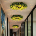 Ritta Nest Plant LED Ceiling Light Green Bedroom/Living Room