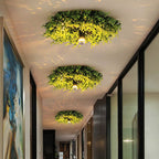 Ritta Nest Plant LED Ceiling Light Green Bedroom/Living Room