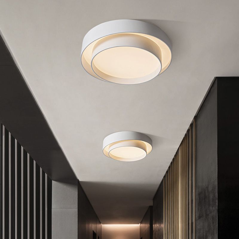 Arux Nordic Art Deco Round Surface Mount Ceiling Light