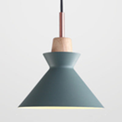 Nordic Style Hanging Lighting with Shade Aluminum Single Head Pendant Lamp for Porch