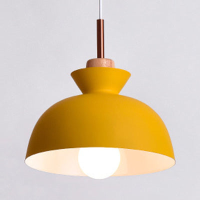 Nordic Style Hanging Lighting with Shade Aluminum Single Head Pendant Lamp for Porch
