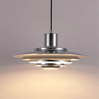 Retro Hanging Lamp Made of Aluminum – Layered LED Lamp