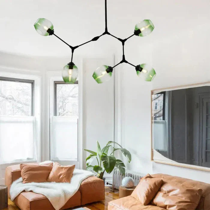 Molecular Designer Chandelier 8-Arm – Modern LED Ceiling Lamp