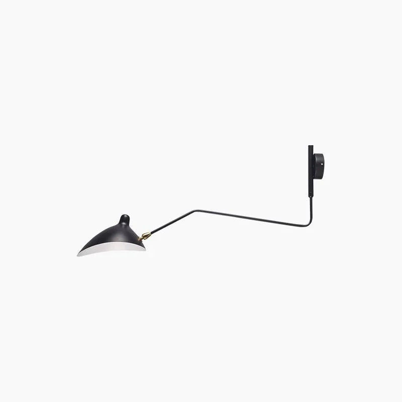 Designer wall lamp with double arm – adjustable wall light for living room, office, or bedroom