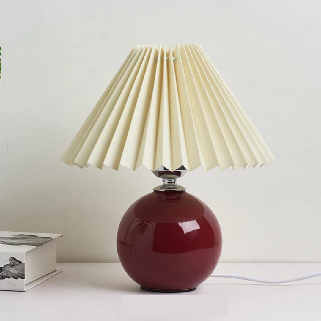 Jivro – Antique Ceramic Table Lamp for Warm Ambient Lighting