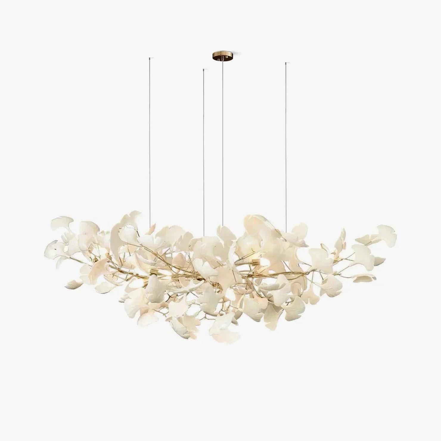 Luxury U-Shaped Ceramic Chandelier for Living Room