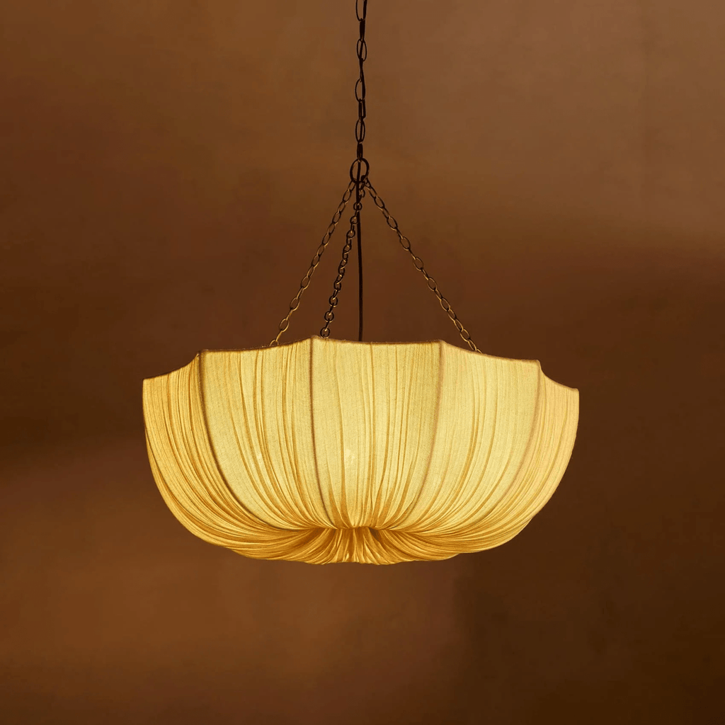 Aurelia Vintage Fabric Hanging Light