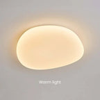 Organic LED Ceiling Lamp Natural Stone Shape