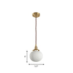 Rustic Ribbed Capsule/Ellipse Drop Pendant Single Bulb Ceramics Ceiling Hang Light in White and Brass